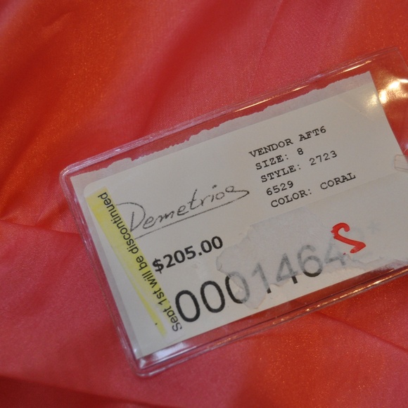 AFTER SIX Tea-length Strapless Dress sz 8 NEW NWT - Picture 7 of 9